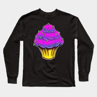 Gross cupcake Long Sleeve T-Shirt